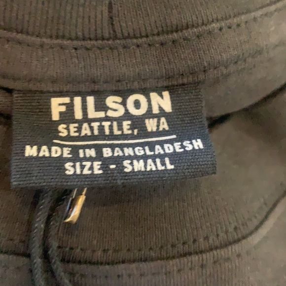 C.C.Filson L/S Outfitter Graphic T-Shirt , Long Sleeve , NEW Black - Picture 4 of 5